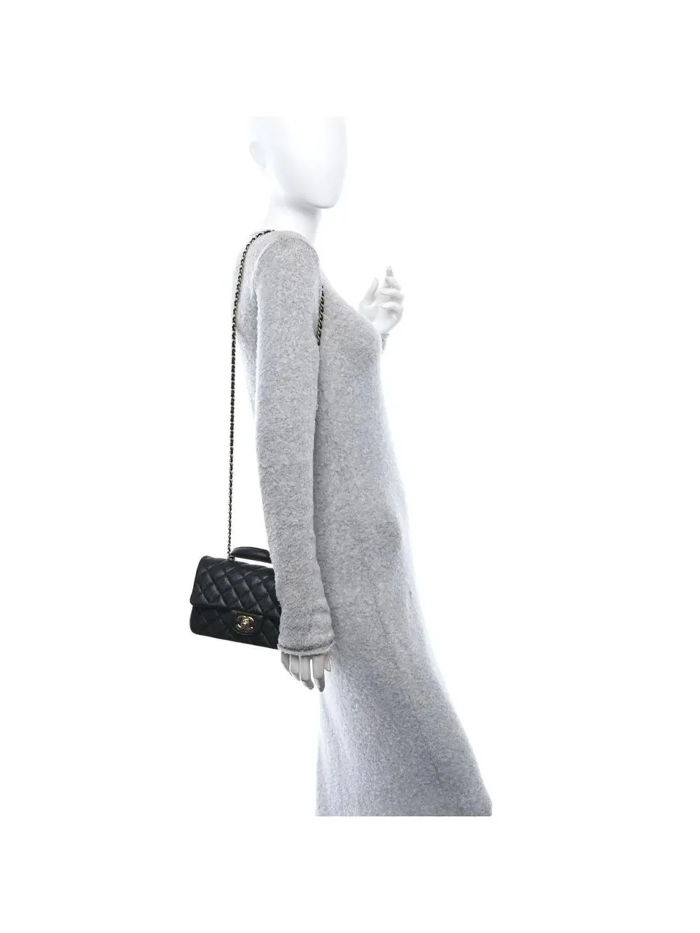 Chanel Caviar Quilted Mini Top Handle #326788C90B